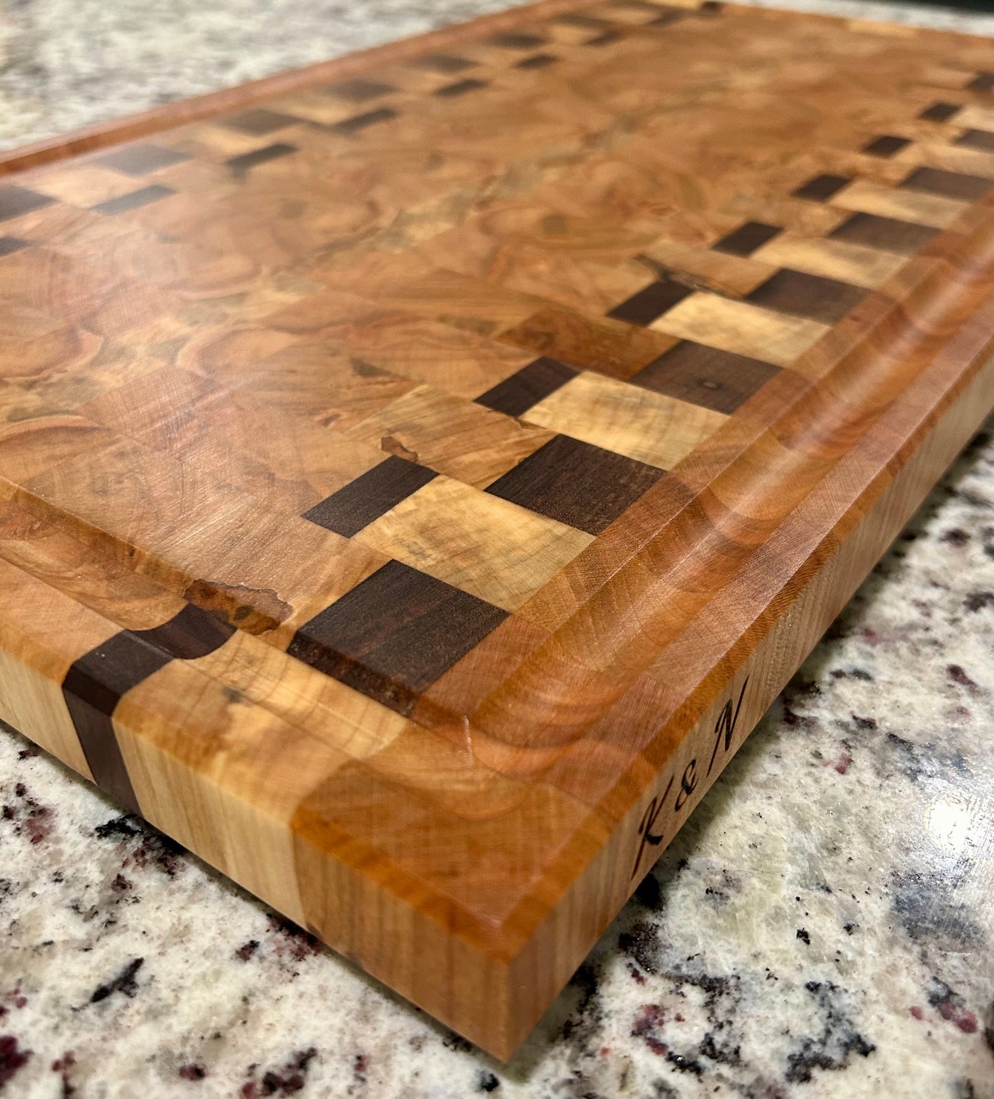 Sold End Grain Galaxy Maple