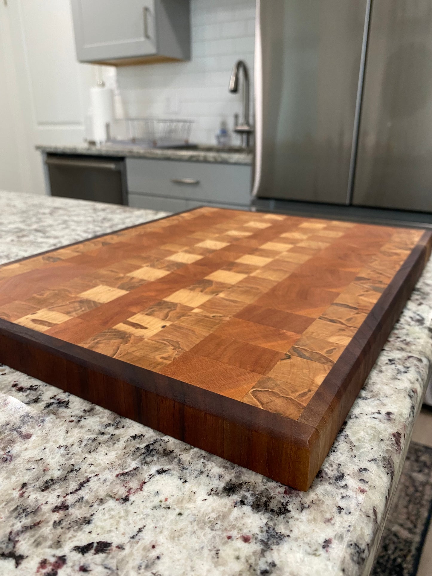 Sold - The "Bej" End Grain Ambrosia Maple Mix