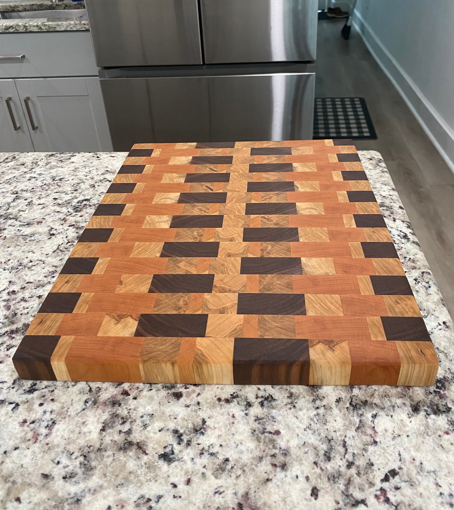 Sold - End Grain Ambrosia Walnut Cherry Accent