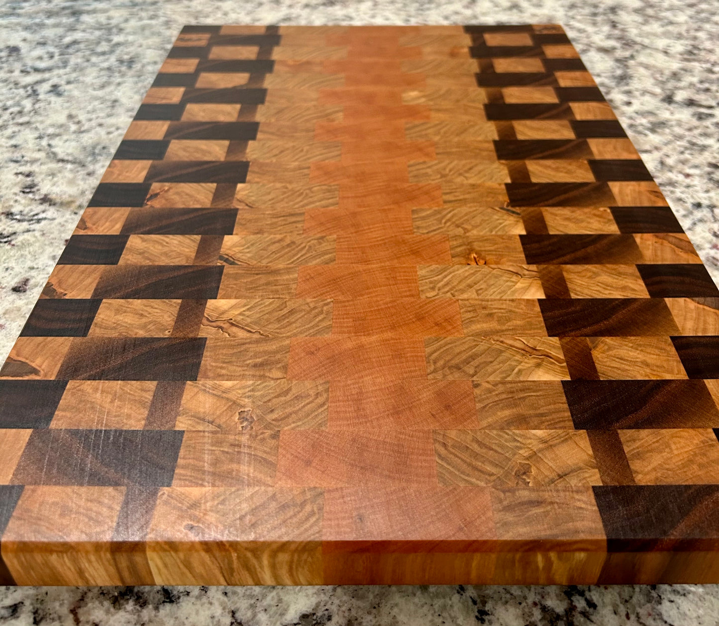 Sold - Large End Grain - Cherry, Ambrosia Maple, and Walnut