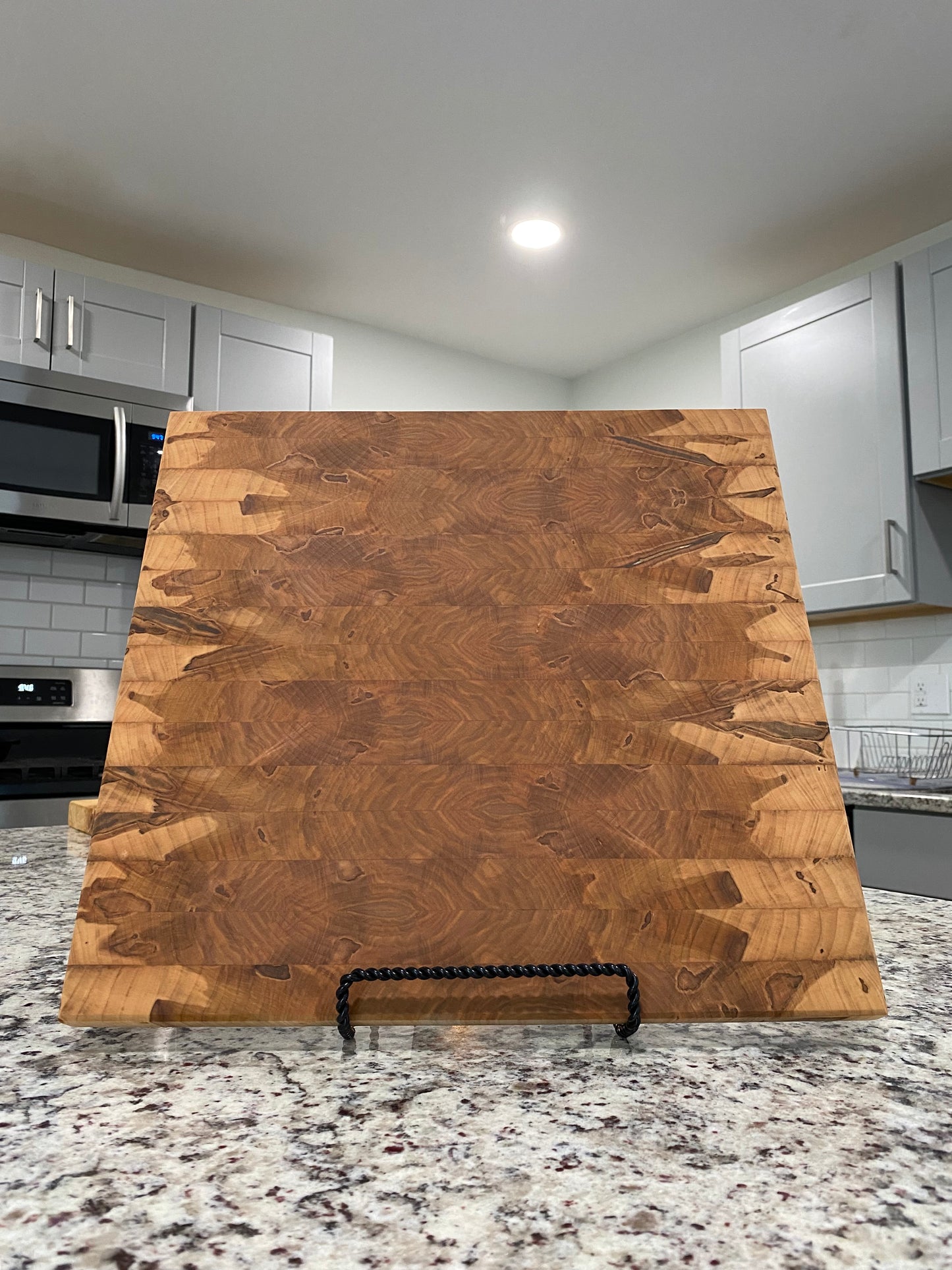 Sold - End Grain Ambrosia Maple Square