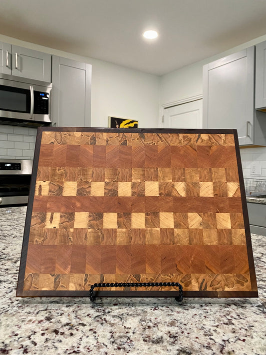 Sold - The "Bej" End Grain Ambrosia Maple Mix