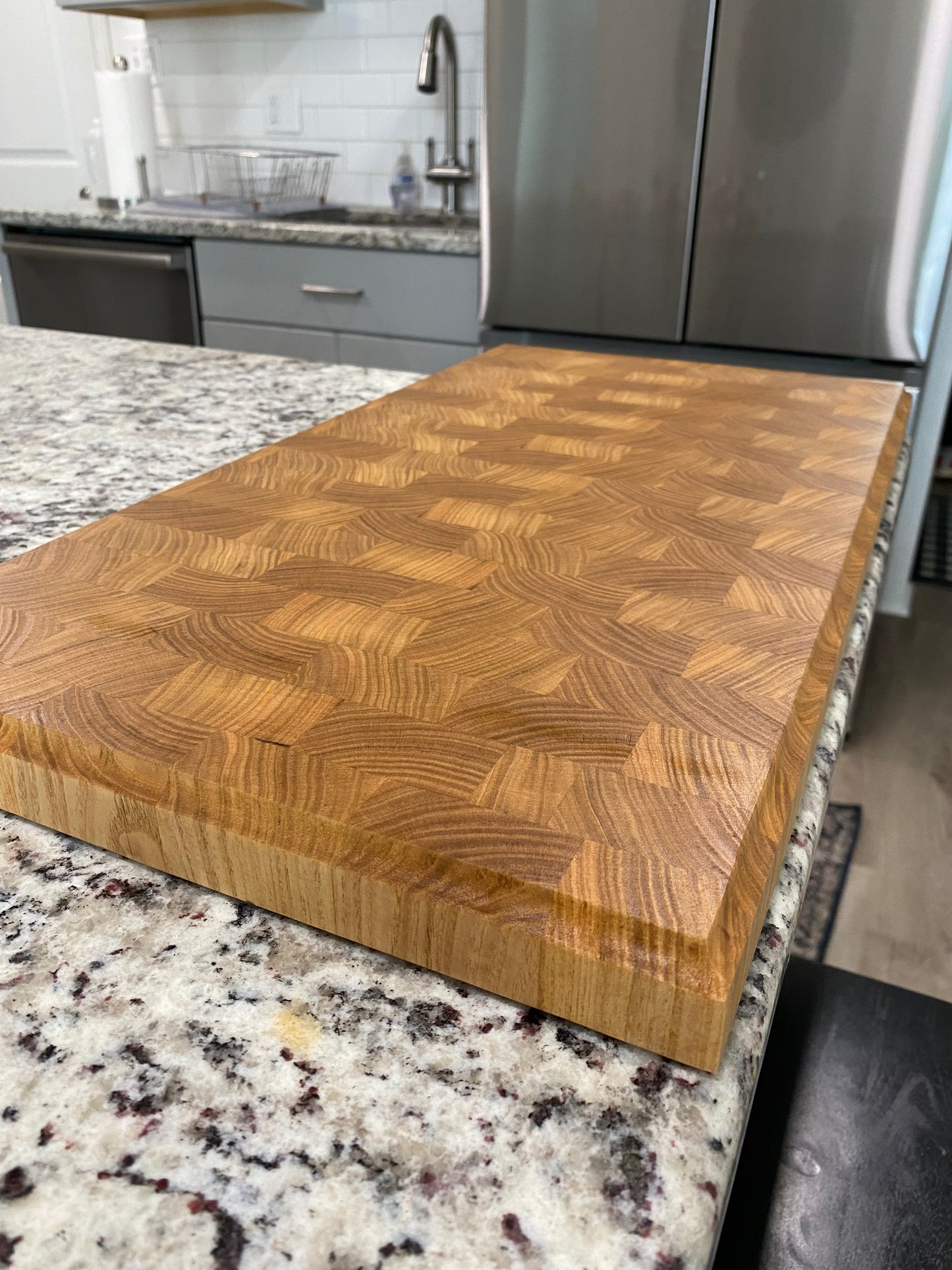 Sold - End Grain Sassafrass with an Edge Cove Finish