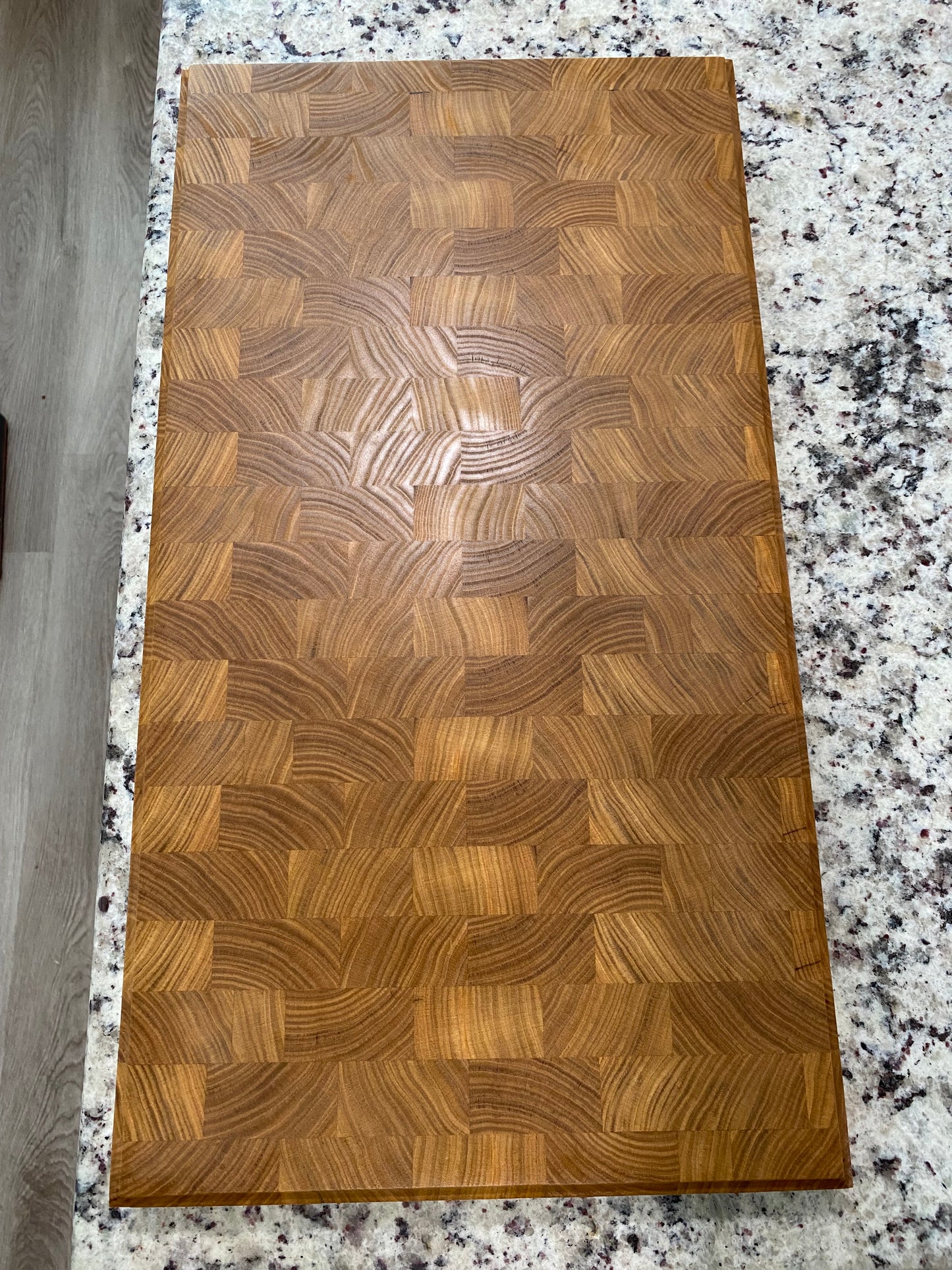 Sold - End Grain Sassafrass with an Edge Cove Finish