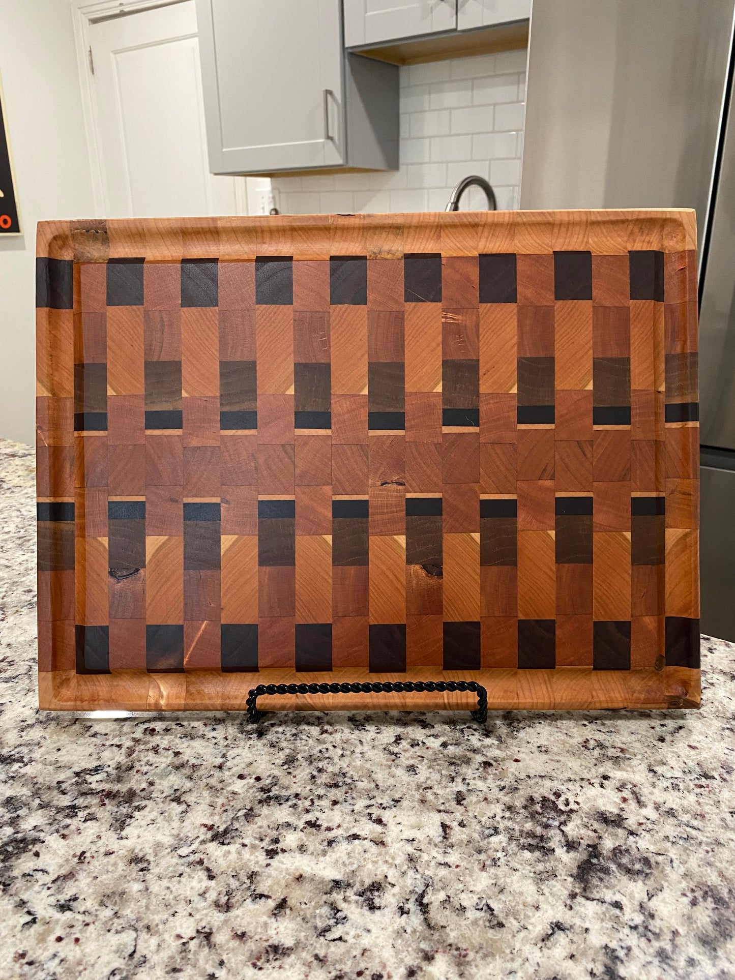 Sold - End Grain Cherry Accented with Juice Groove